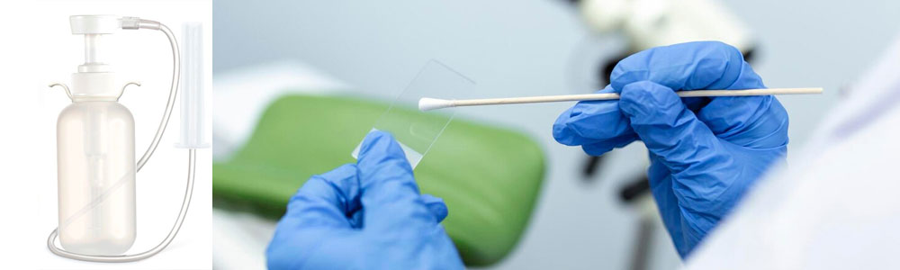 Обработка слизистых пациента дезинфицирующим средством у гинеколога Обработка слизистых пациента дезинфицирующим средством у гинеколога