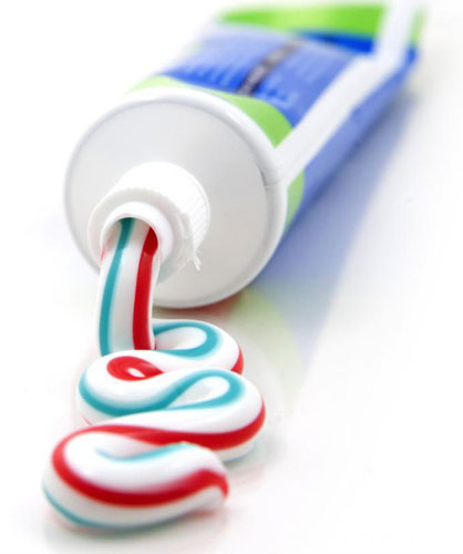 Полоски на зубной пасте