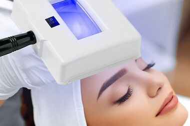 Применение лампы вуда