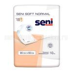 Пеленки впитывающие одноразовые Seni Soft Normal Нормал, 90х60см №10