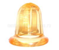 Круглая полимерная пневматическая массажная банка БППМ (2 шт.)