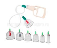 Банки для вакуумного массажа с магнитами JK-5A, 24 шт.