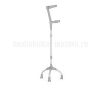 Костыль локтевой трёхопорный Mikirad 15/MR.KL.05 с откидной опорой