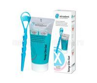 Набор для чистки языка, гель + щётка Miradent Tong Clin Set
