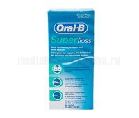 Зубная нить Oral-B SuperFloss, 50 нитей