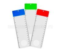 Карманная бифокальная лупа линза Френеля 3х/6х Kromatech для чтения