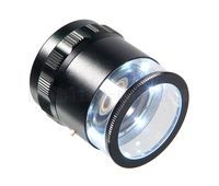 Лупа измерительная Veber MG7173 с LED-подсветкой 10x, 25 мм