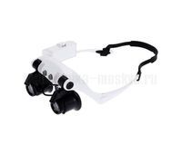 Лупа налобная с подсветкой Kromatech MG9892G-3A