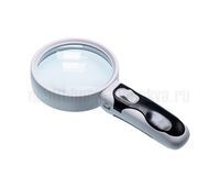 Лупа ручная Kromatech 77390B 5x-90мм для чтения с подсветкой, арт. 23149bw175