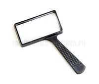 Лупа с ручкой Veber 10050, 2х-4х, 100х50 мм (арт. 11264)