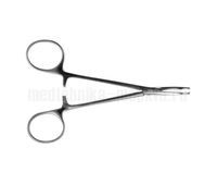 3-118 Зажим к/о 1х2 зубный, изогнутый, зубчатый, 125 мм