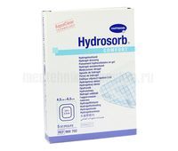 HYDROSORB Comfort гидрогелевые самоклеящиеся повязки (4,5 х 6,5 см) 1шт./5шт.