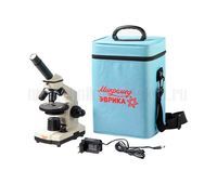Микроскоп школьный Эврика 40x-1280x в текстильном кейсе