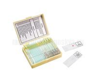 Набор препаратов для микроскопа "Ботаника и зоология", 14 образцов (арт. 22752)