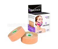 Кинезио тейп BBTape FACE PACK 2,5см х 5м (2 шт.), бежевый