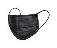 Одноразовая гигиеническая маска, 4 слоя, черная