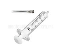 Шприц 2-х компонентный 5 мл с иглой 0,7 х 40 мм
