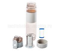 Бутылка-генератор водородной воды Sonaki Hydrogen Water Bottle HWP-150G, серая, 650 мл