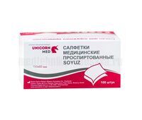 Салфетки спиртовые Unicorn Med 60х100 мм, 100 шт.