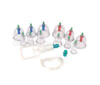 Вакуумные массажные банки с вакууматором YS-0012, 12 шт