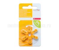 Батарейки Varta Audifon для слуховых аппаратов размер 10, 6 шт