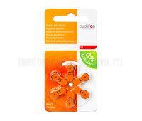 Батарейки Varta Audifon для слуховых аппаратов размер 13, 6 шт