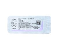 Викрил фиолетовый М1.5 (4/0) 75 см игла колющая SH-2 Plus 2 1/2 окр 20мм, арт. W9113