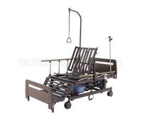 Кровать медицинская функциональная Med-Mos электрическая DB-11А спинки ЛДСП с туалетным устройством, боковым переворачиванием, регулировкой высоты и функцией «кардиокресло», общий вид