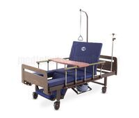 Кровать медицинская функциональная Med-Mos механическая YG-6 спинки ЛДСП с туалетным устройством и функцией «кардиокресло»