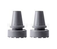 Широкий наконечник для тростей и костылей 19 мм, серый