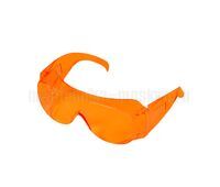 Очки защитные открытые Солнышко «Спектр-УФ» с оранжевыми линзами
