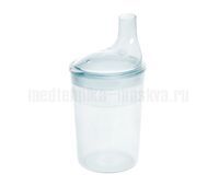 Поильник BESIDE с крышкой-носиком 200 мл, прозрачный