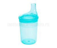 Поильник BESIDE с крышкой-носиком 200 мл, голубой