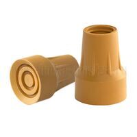 Насадку легко надеть на трость или костыли