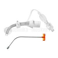 Трахеостомическая трубка педиатрическая TRACOE Silcosoft Ped PL силиконовая, армир., длин., с манжетой H₂O