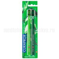 Набор зубных щеток Curaprox Ultrasoft, d 0,10 мм (2 шт.) CS Duo Greenery Edition