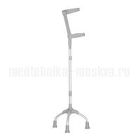 Костыль локтевой трёхопорный Mikirad 15/MR.KL.05 с откидной опорой