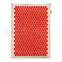 Тибетский аппликатор Большой коврик 41х60 см "Комфорт" (красный)