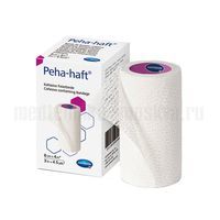 Бинт фиксирующий, эластичный, нестерильный, без латекса PEHA-Haft 4м×8 см, белый 932443