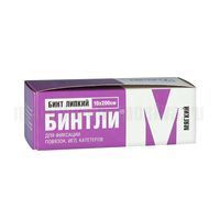 Бинт липкий Бинтли-М 10см х 2м, мягкий