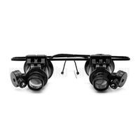 Лупа бинокулярная Kromatech MG9892A-II 20х с подсветкой 2LED