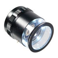 Лупа измерительная Veber MG7173 с LED-подсветкой 10x, 25 мм