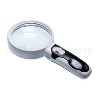 Лупа ручная Kromatech 77390B 5x-90мм для чтения с подсветкой, арт. 23149bw175