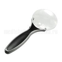 Лупа с ручкой и подсветкой Veber 789-90, 3х-6х, 90 мм (арт. 22673)