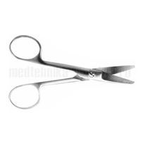 Ножницы хирургические тупоконечные вертикально-изогнутые МИЗ-Т, 125 мм (Н-64)