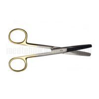 Тупоконечные армированные медицинские ножницы с твердым сплавом МИЗ-Т, 140 мм арт. Н-69