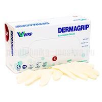 Смотровые перчатки Dermagrip латексные неопудренные (нестерильные)