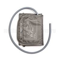 Манжета тонометра импорт (серая) стандарт (камера ПВХ, однотрубная, с кольцом)