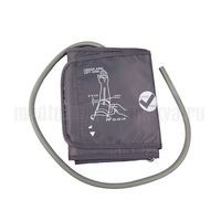 Манжета тонометра импорт (серая) увеличенная (камера ПВХ, с кольцом)