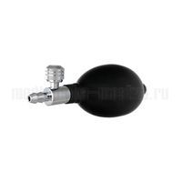 Груша для тонометра с боковым винтом, черный